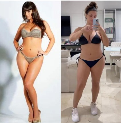 Ex-Panicat, Carol Dias surge acima do peso; confira o antes e depois