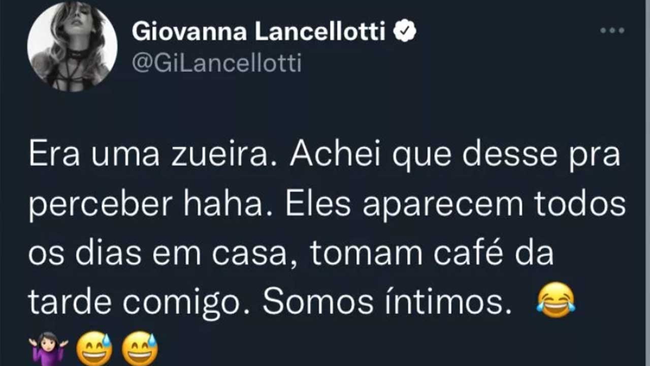 Giovanna Lancellotti se pronuncia após ser cancelada