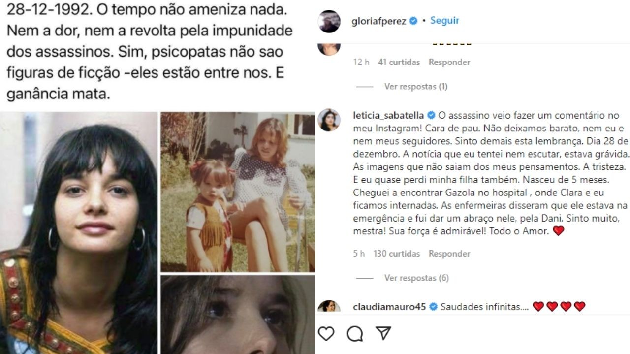 Letícia Sabatella se revolta com comentário do assassino de Daniella Perez: \"Cara de pau\"
