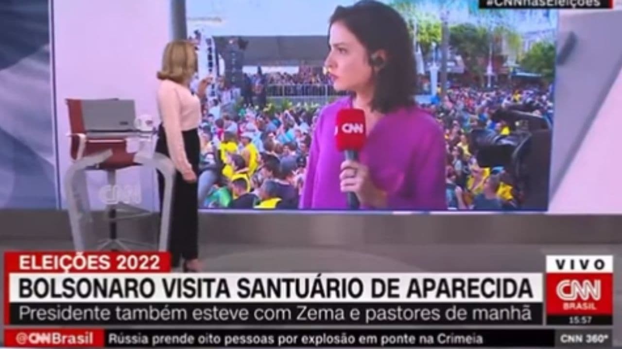 Bolsonaristas tentam agredir jornalistas em Aparecida