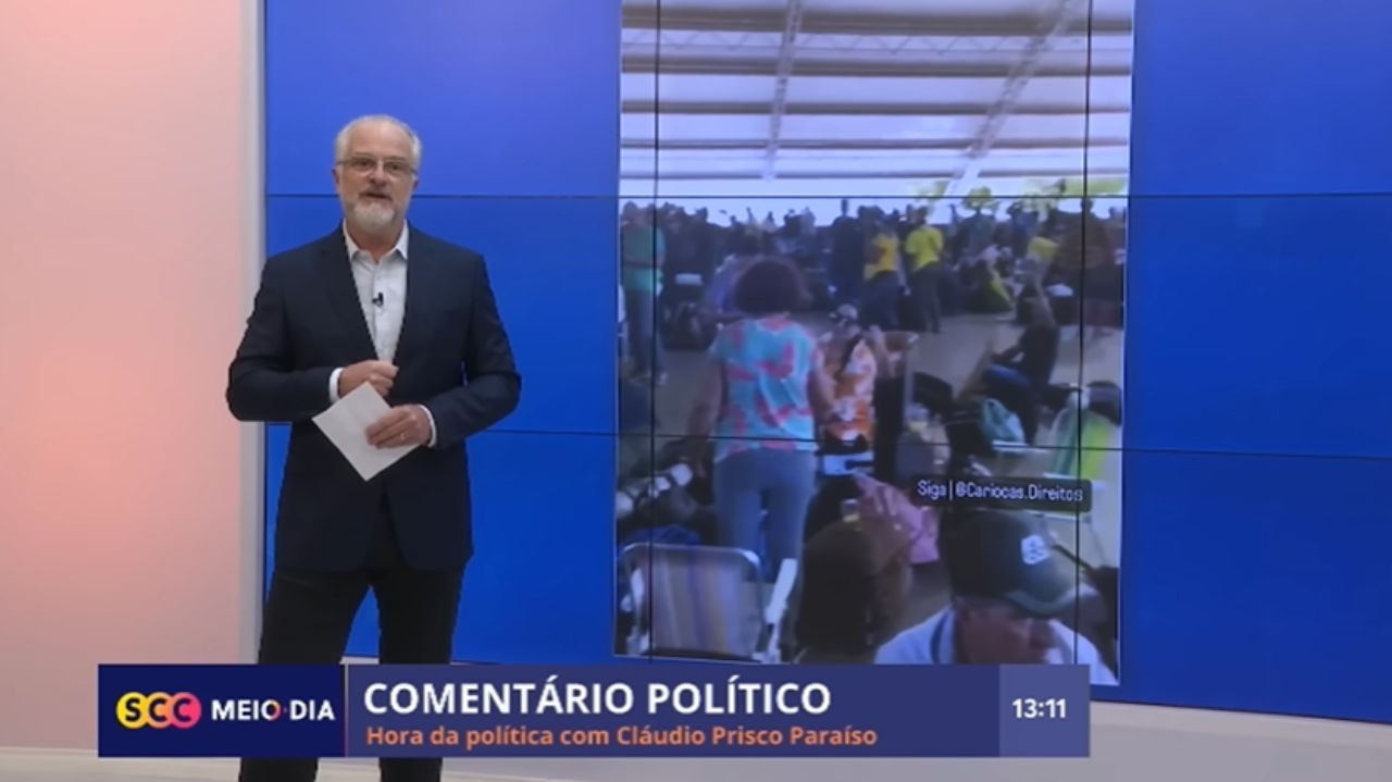 Jornalista do SBT defende golpistas e chama Moraes de \"encarnação do capeta\"