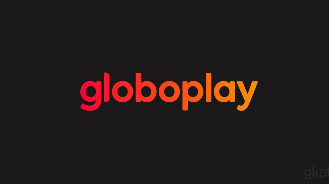 Logo do Globoplay com fundo preto