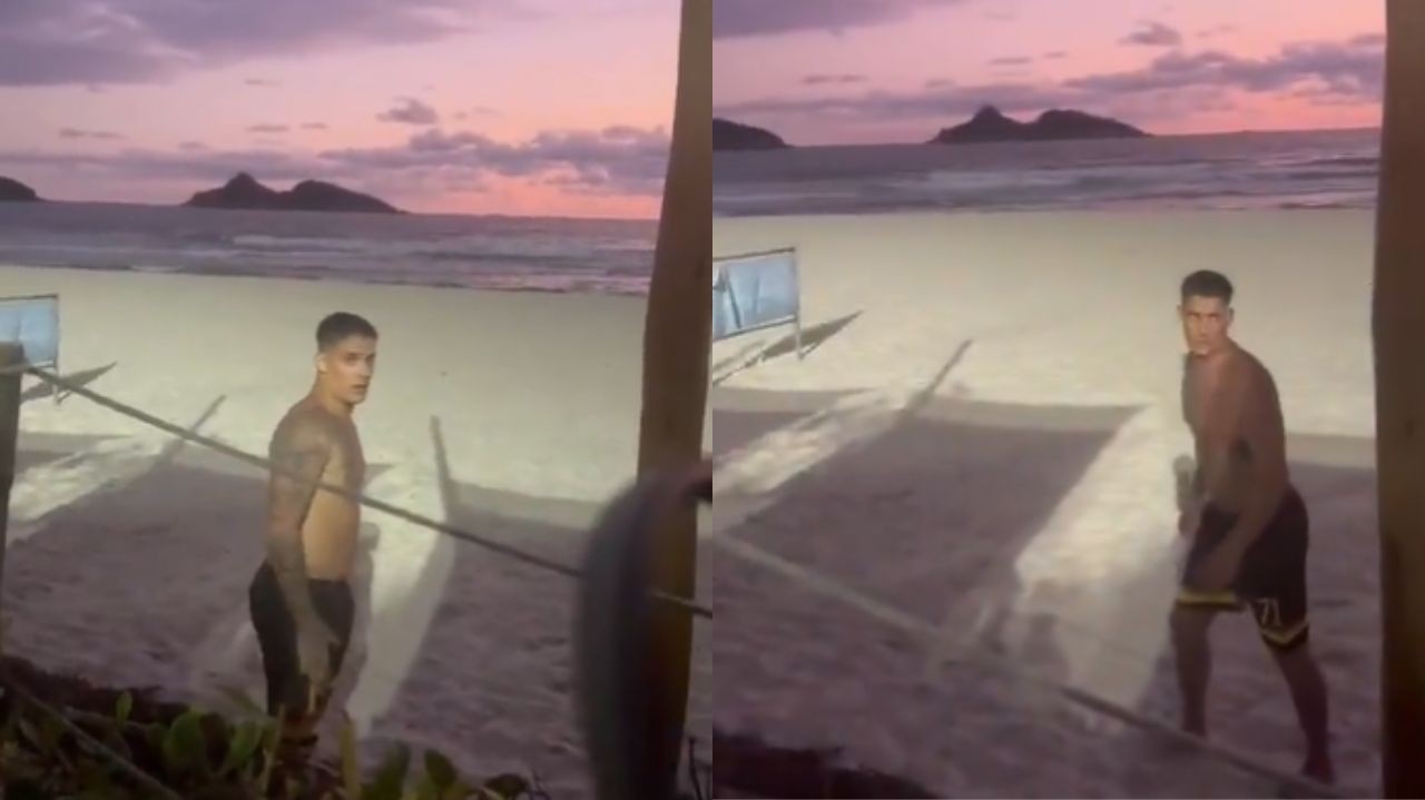 Tiago Ramos surge machucado e explica briga na praia: \"Premeditado\"