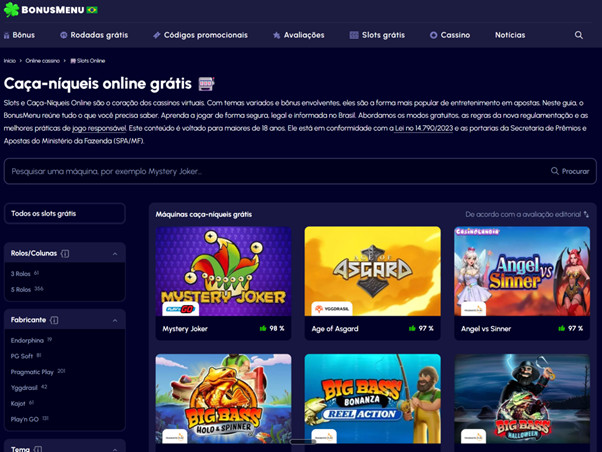 Rodadas grátis e bônus mudam todos os dias: plataforma reúne ofertas de cassinos licenciados no Brasil
