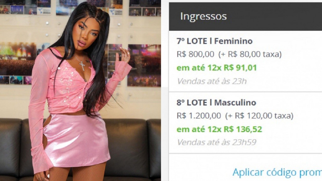 Ingresso para show de Ludmilla no Rio de Janeiro custa mais que um salário mínimo; saiba!