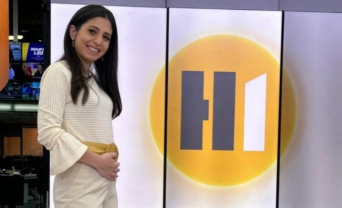 Jornalista da Globo quebra protocolo e anuncia gravidez