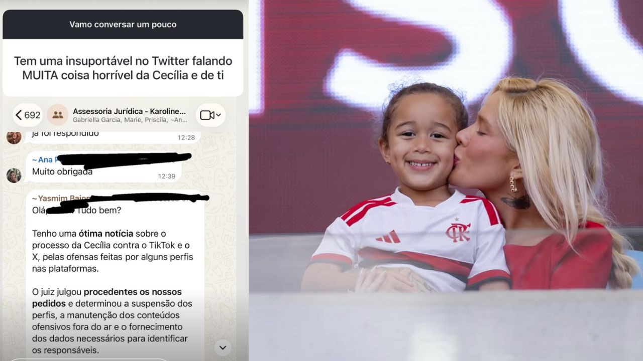 Karoline Lima vai à Justiça após ataques contra a filha e revela decisão