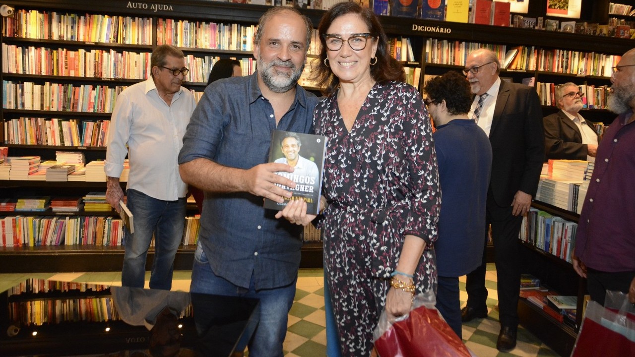 Lançamento de biografia de Domingos Montagner reúne famosos no Rio de Janeiro
