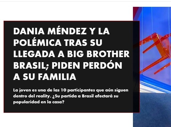 Assédio em Dania Mendez no BBB 23 causa choque no México: \"Escândalo\"