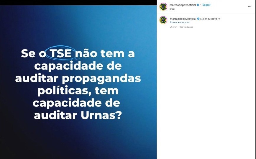 No SBT, Marcão do Povo critica STF e diz que crime no Brasil é \"falar o que pensa\"