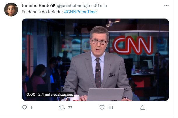 Márcio Gomes comete gafe na abertura de programa da CNN ao vivo