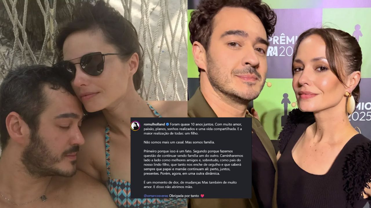 Rosanne Mulholland e Marcos Veras anunciam separação após quase 10 anos