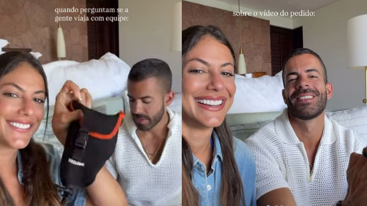 Mari Gonzalez e Pipo Marques negam armação em pedido de casamento