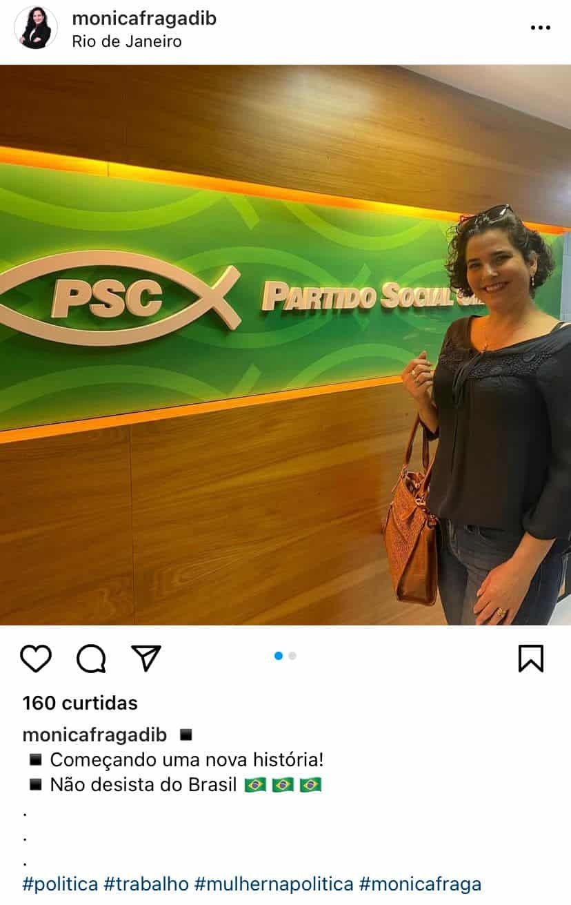 Modelo de Pedra sobre Pedra trocou TV pela política e apoia Bolsonaro
