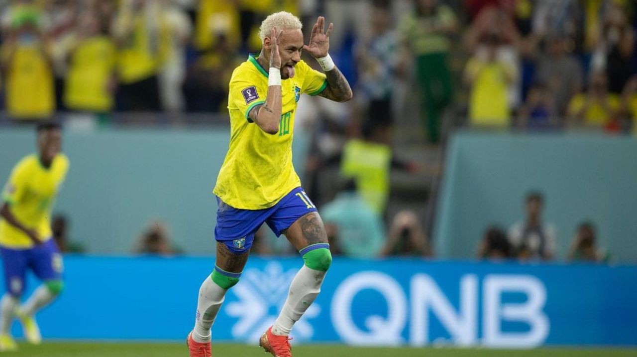 Filha de Pelé parabeniza Neymar após ele igualar marca de gols pela Seleção