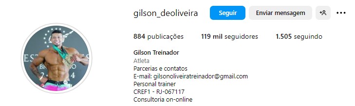 Pivô da separação de Gracyanne Barbosa e Belo ganha 100 mil seguidores e tenta fazer publis