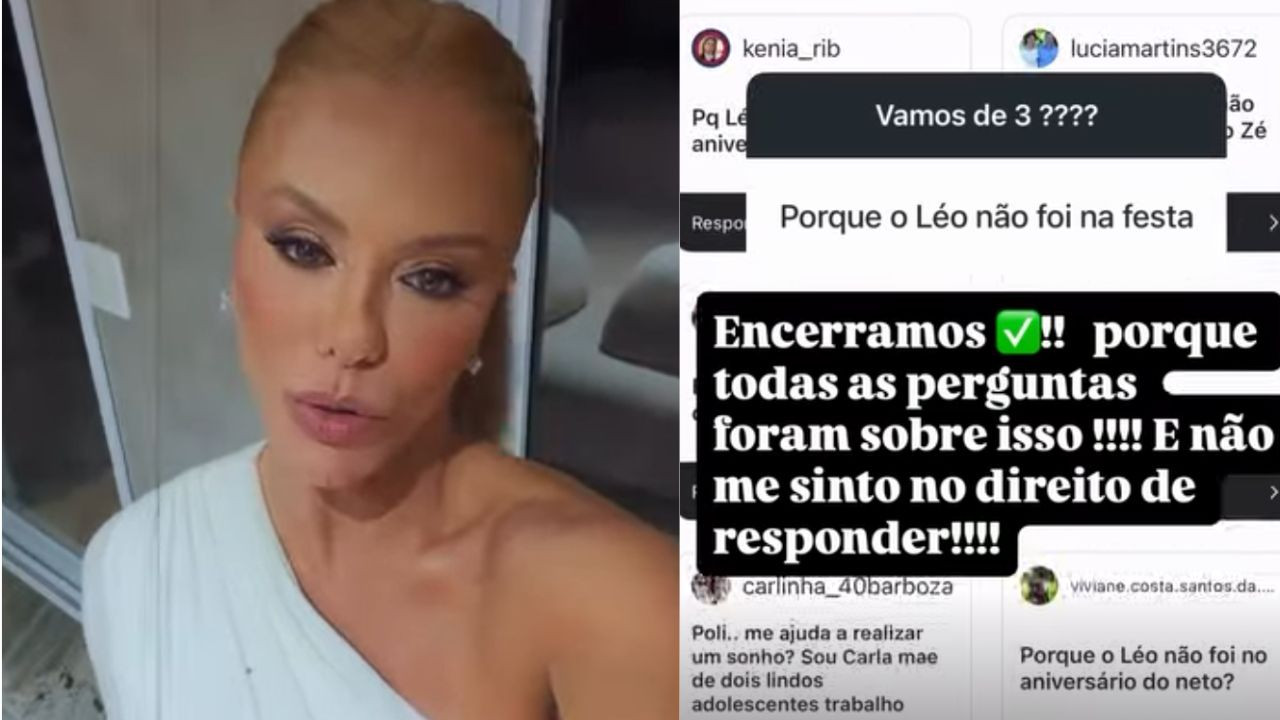 Poliana Rocha se pronuncia sobre ausência de Leonardo no aniversário de José Leonardo