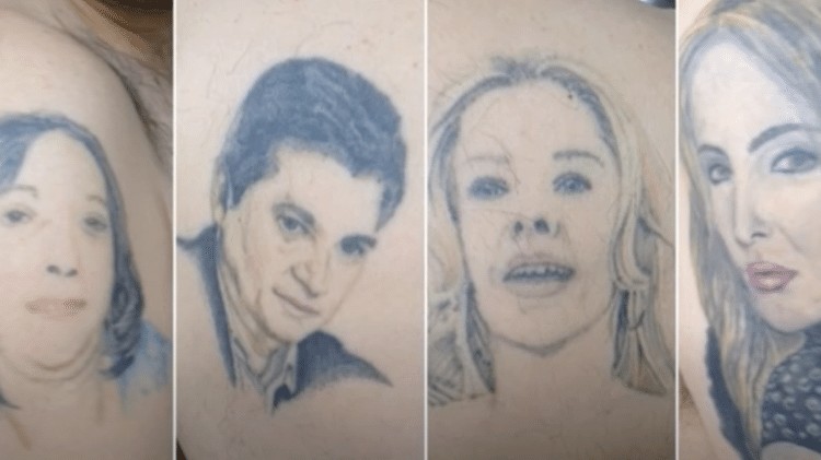 Jorge Kajuru tatua rosto do senador Álvaro Dias: \"Deus me deu esse presente\"