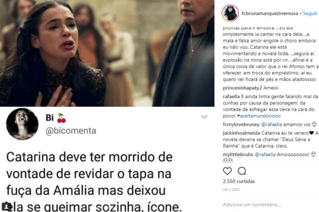 Irmã de Neymar defende Marquezine nas redes sociais: \"Aceita, mundo\"