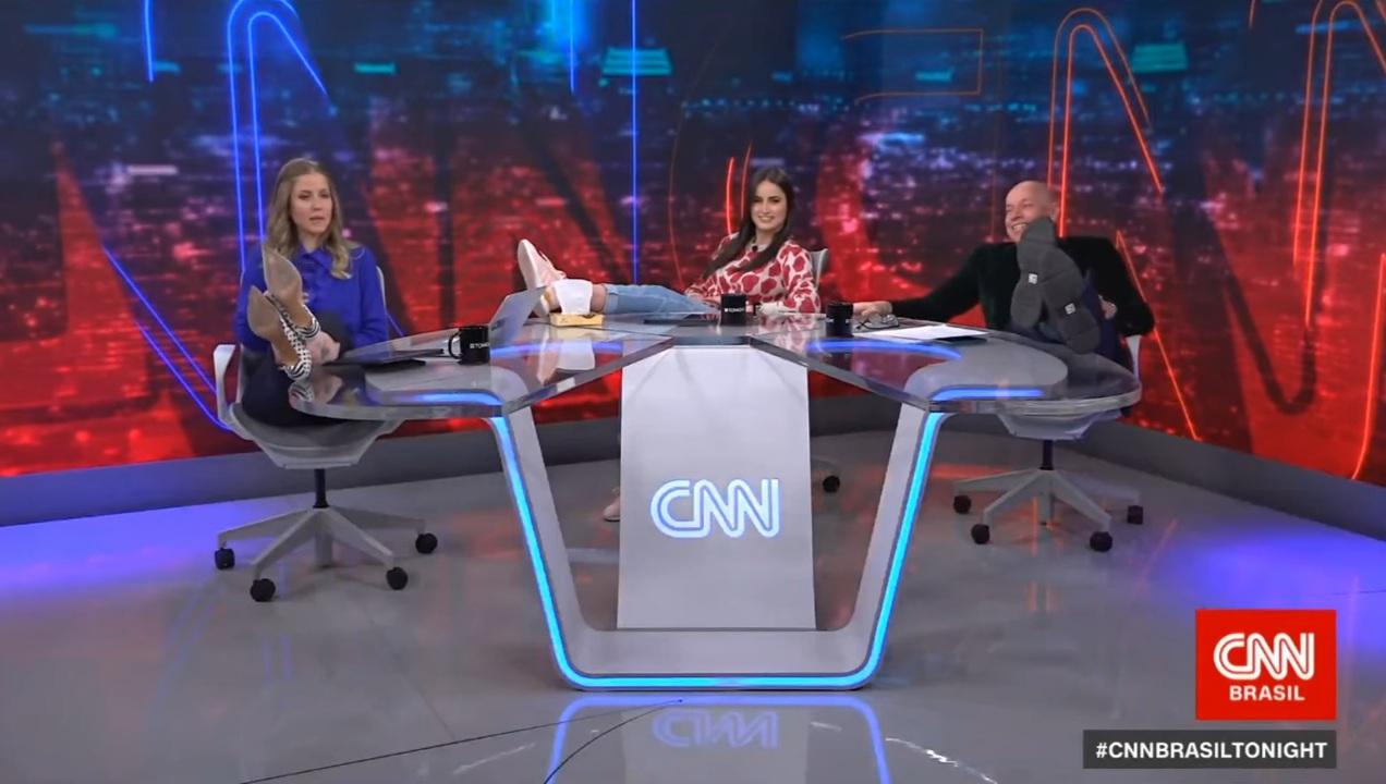 Apresentadores do CNN Brasil Tonight