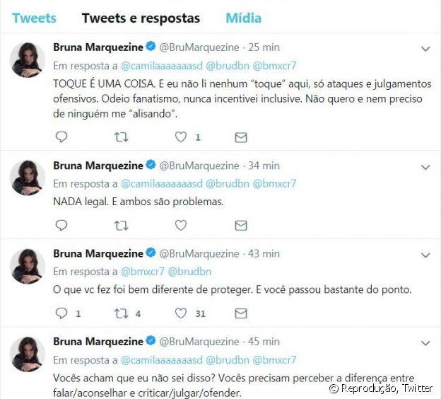 Bruna Marquezine discute com fãs e bloqueia usuários