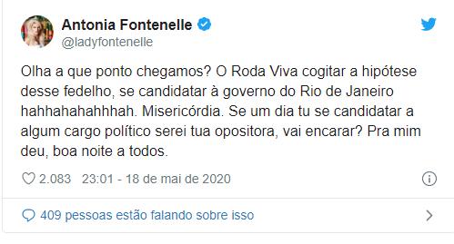 Felipe Neto é detonado por Antônia Fontenelle durante entrevista no Roda Viva: \"Fedelho\"