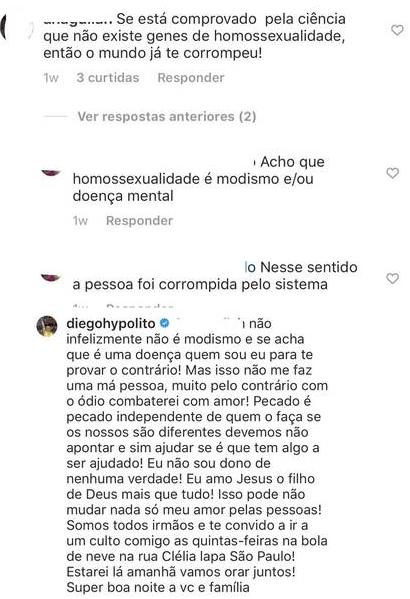 Diego Hypólito rebate ataques homofóbicos sobre namoro com Marcus: \"Não é modismo\"