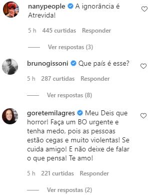 Gustavo Mendes revela ameaça de morte: \"Temo por minha vida e de minha família\"