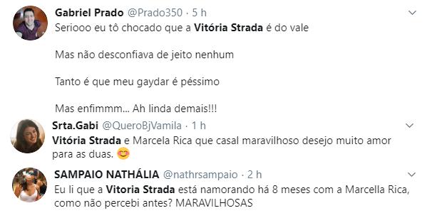Vitória Strada está namorando outra atriz da Globo, diz colunista