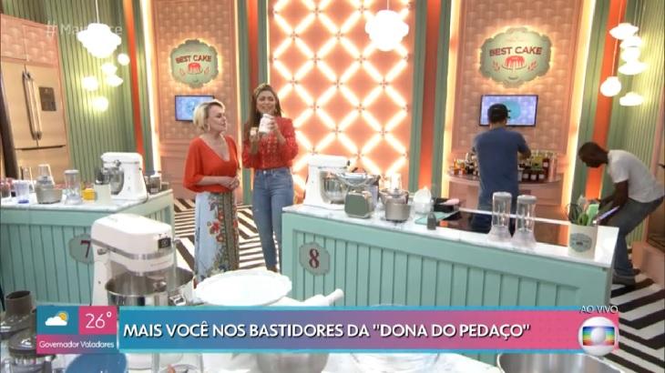 Ana Maria Braga invade o Best Cake, reality show de A Dona do Pedaço