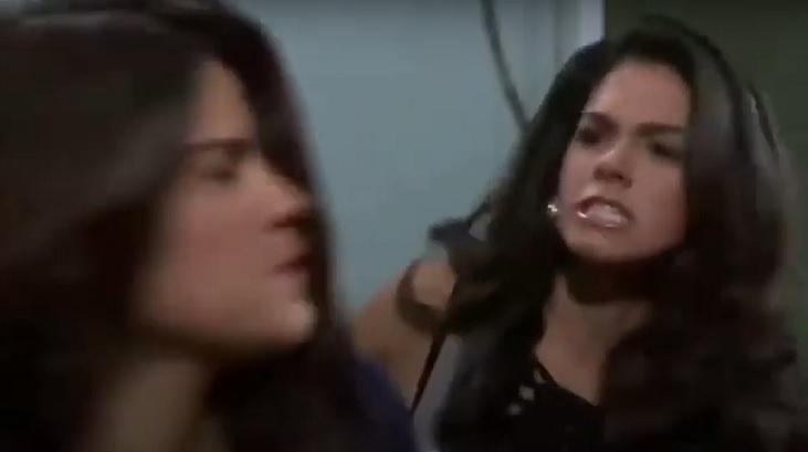 Cena de Triunfo do Amor com Maria e Fernanda brigando