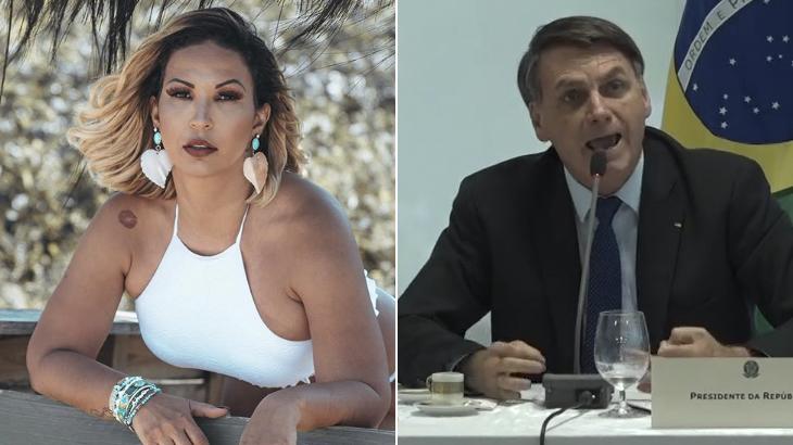 Valesca Popozuda e Jair Bolsonaro