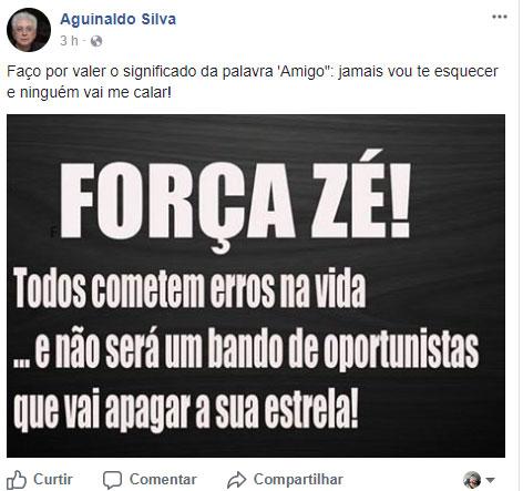 Aguinaldo Silva defende José Mayer e vai para a geladeira de Sonia Abrão