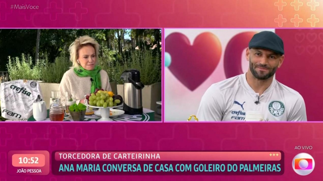 Ana Maria Braga ao vivo na Globo