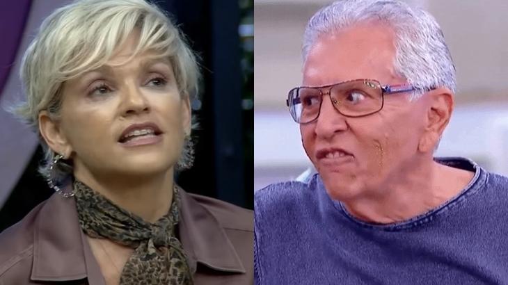O apresentador Carlos Alberto de Nóbrega falou sobre a ex-mulher no reality show A Fazenda 2019