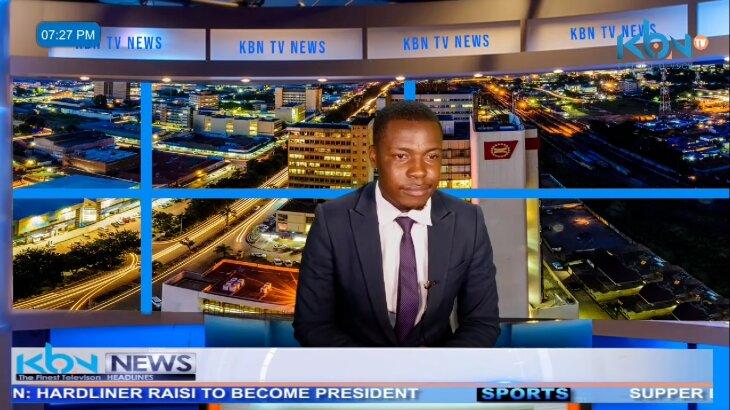Apresentador do Zambia tenso durante jornal ao vivo