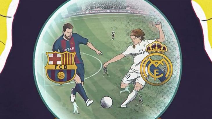 Arte de Barcelona x Real Madrid