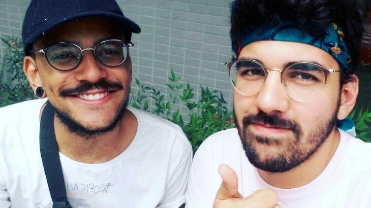 Selfie de João Luiz e Igor Moreira