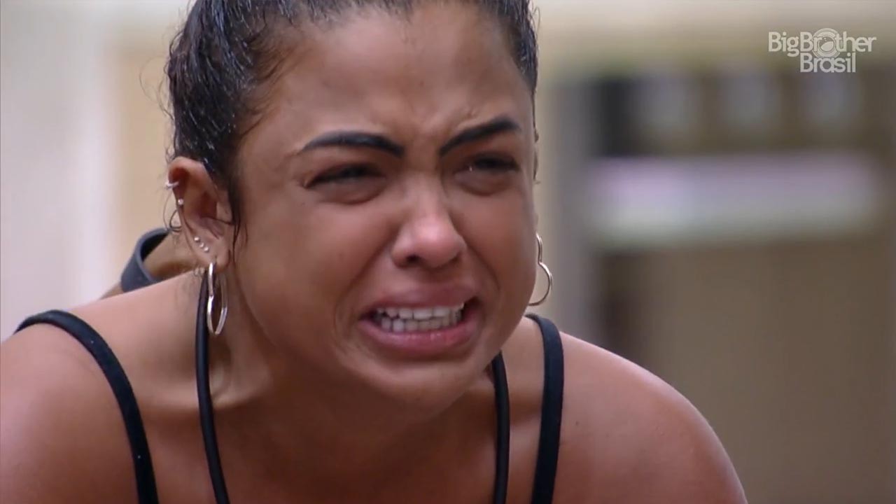 Paula chorando no BBB 23
