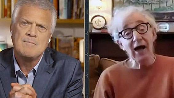 Pedro Bial e Woody Allen no Conversa com Bial