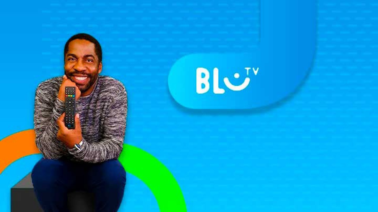 Lázaro Ramos fazendo propaganda da BluTV