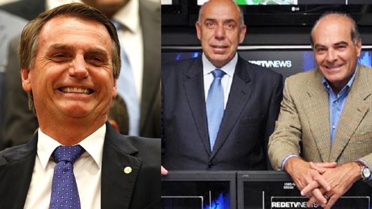 Jair Bolsonaro, Amilcare Dallevo e Marcelo de Carvalho