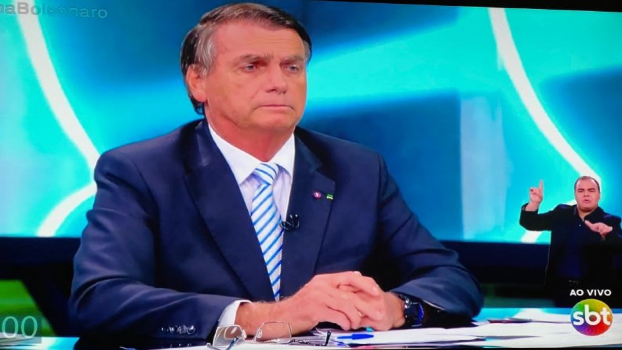 Bolsonaro na entrevista na CNN Brasil e SBT