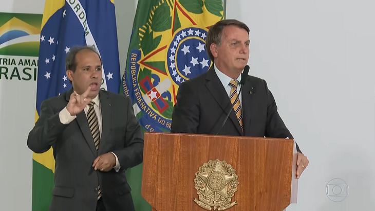 Jair Bolsonaro apareceu no Jornal Nacional