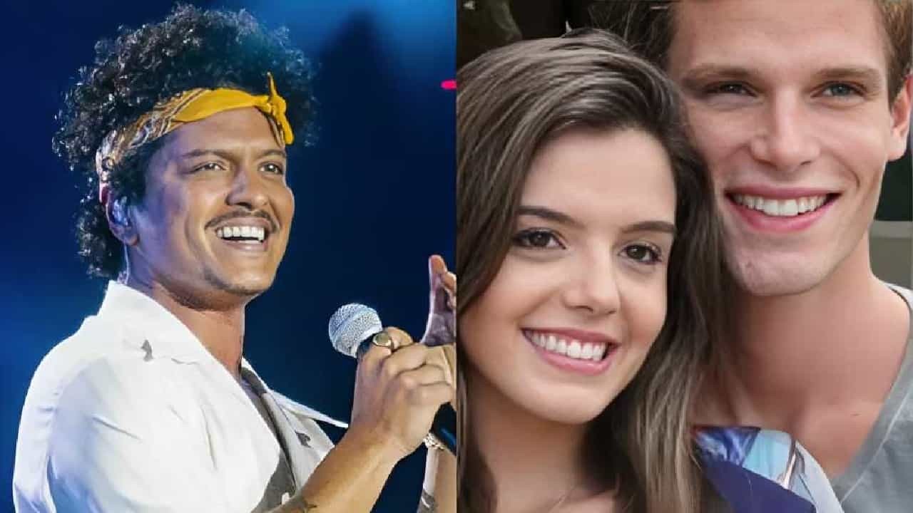 Bruno Mars, Giovanna Lancelotti e Jonatas Faro