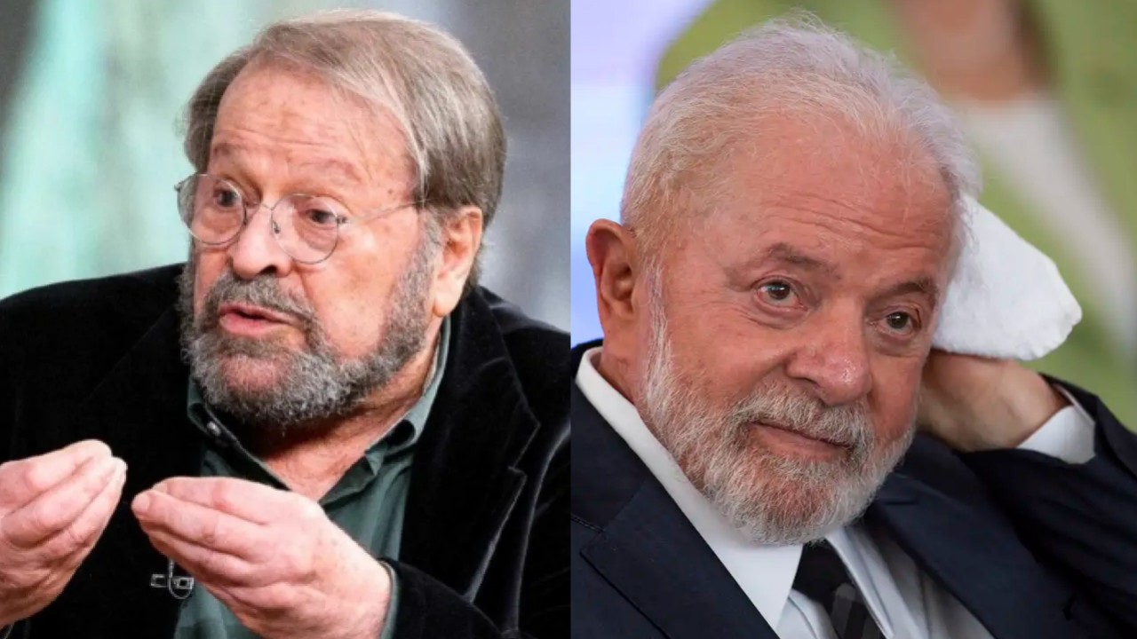 Ator Carlos Vereza e o presidente Lula