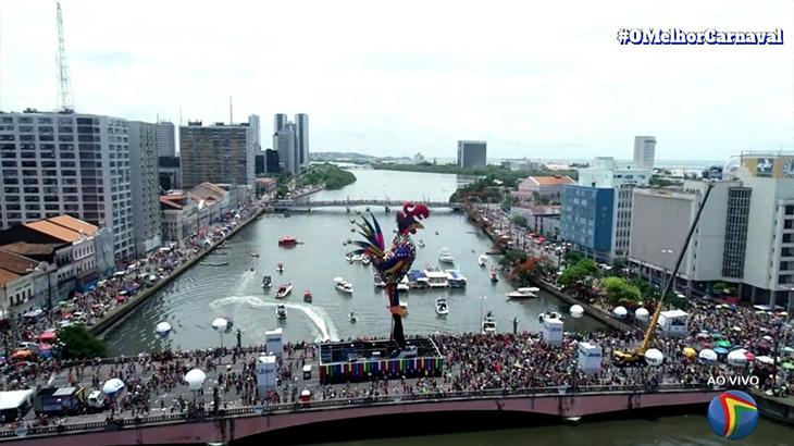 Globo faz a festa e desbanca concorrentes com transmissões do Carnaval em Recife