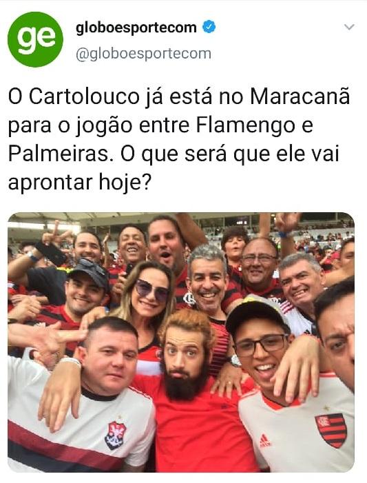 Globo lança publicidade em transmissão de futebol com direito até a “Cartolouco”