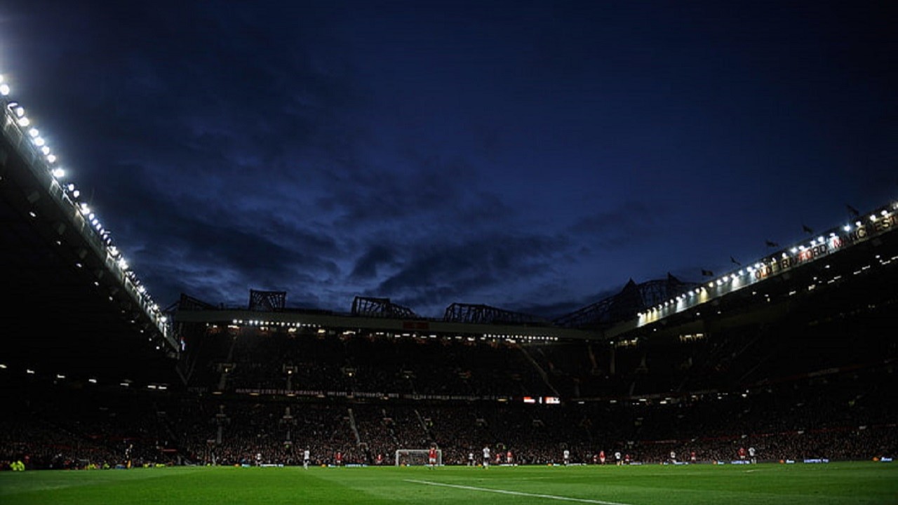 Old Trafford, estádio do Manchester United, em foto
