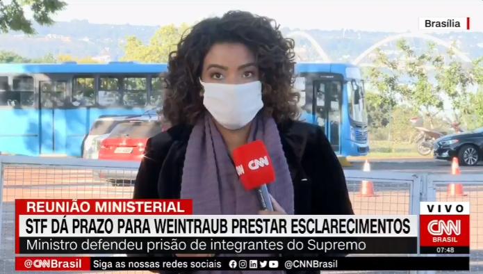 A repórter Julliana Lopes da CNN Brasil